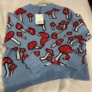 Zara mushroom sweater
